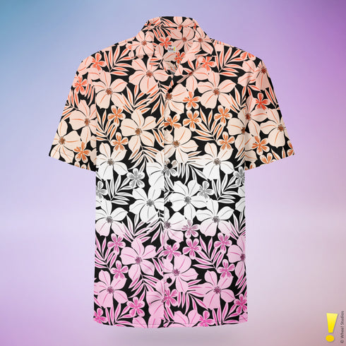 Lesbian Pride Aloha Hawaiian Shirt